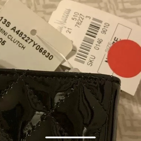 Auth Chanel Black Leather Mini Pochette Wallet bag - Picture 7 of 8